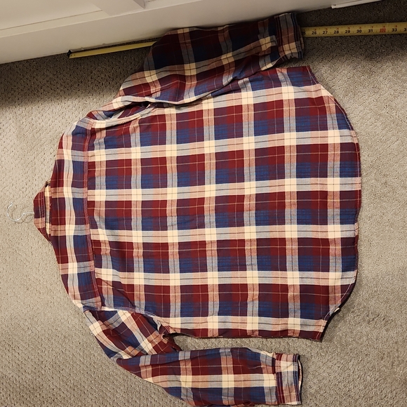 Vintage 90s plaid button down. PEPE JEANS WORN ONCE-100% COTTON = CLOSING-FINAL - Picture 7 of 12